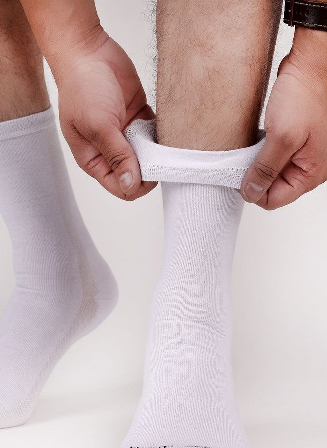 FOOTPRINTS FOOTPRINT Men 2 Pairs Seamless Organic Cotton Crew-Length Bamboo Socks - Image 4